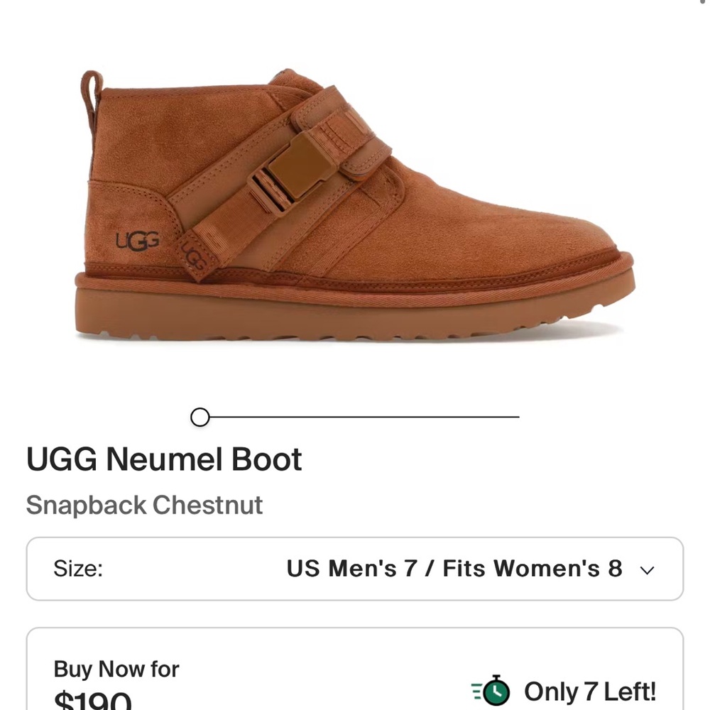 UGG Neumel Boot in Chestnut Brown